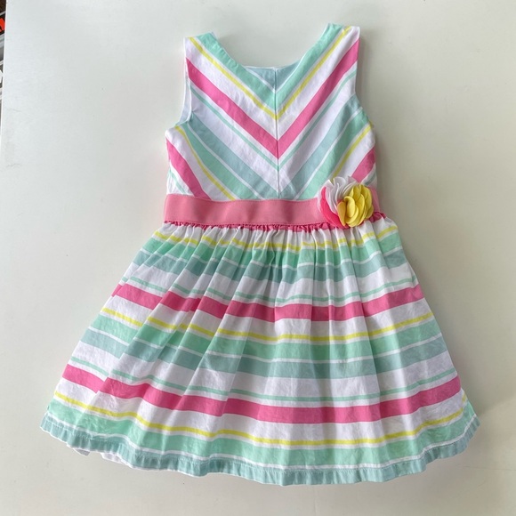 Carter’s Toddler Girl Stripped Dress Sz 2T - Picture 1 of 7